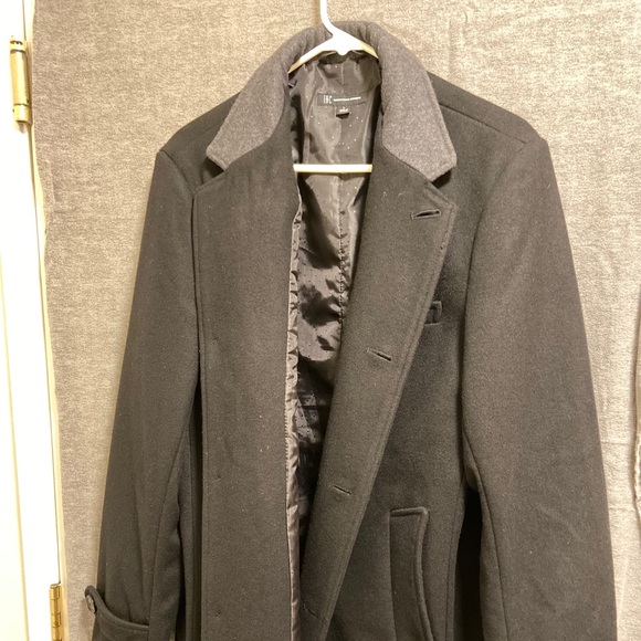 INC International Concepts Wool Blend Overcoat - Picture 1 of 3